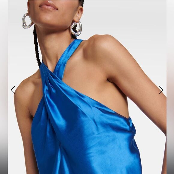 NWT Veronica Beard Stewart Top in Azure Blue
Size 10 Silk Revolve - Picture 1 of 15